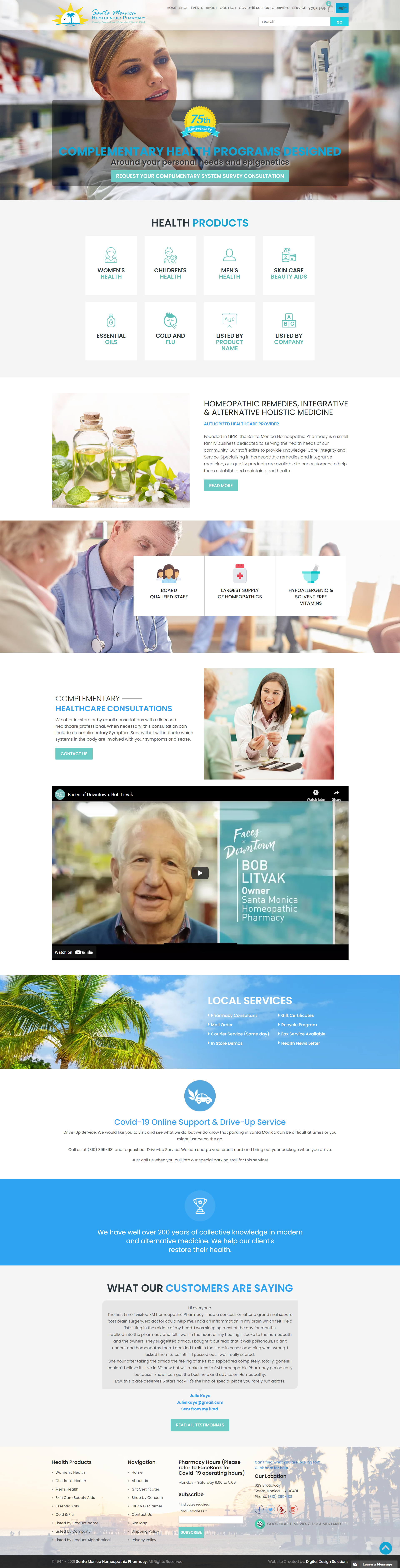 Santa Monica Homeopathic Pharmacy - Before