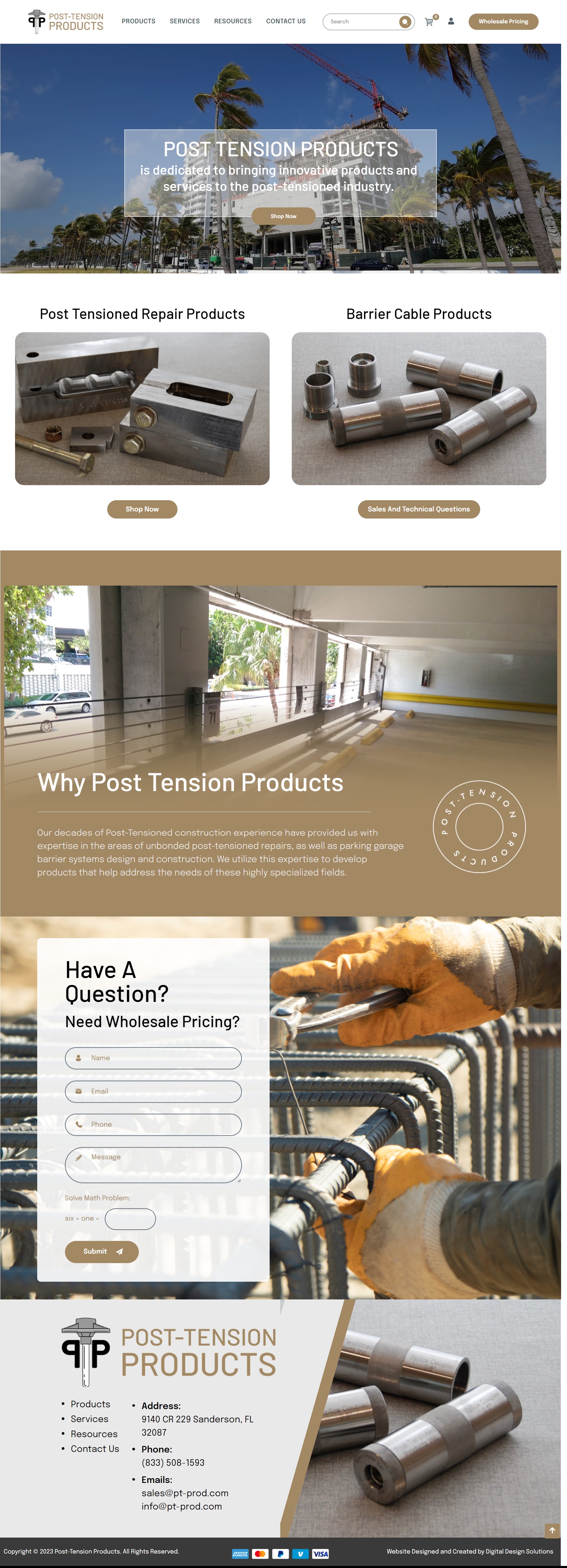 Post- Tension Products - After