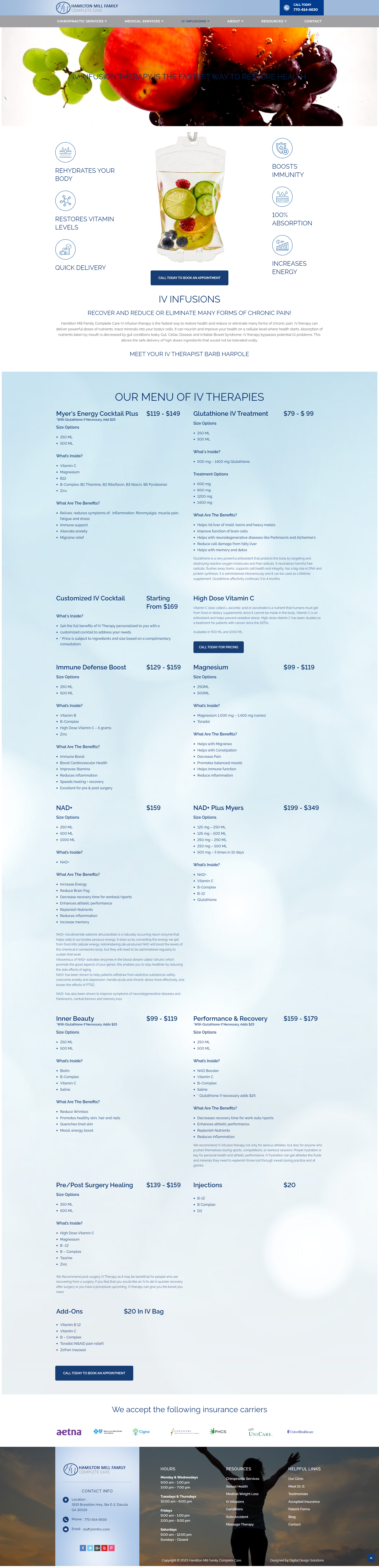 HMFCC Iv Infusions page Before After