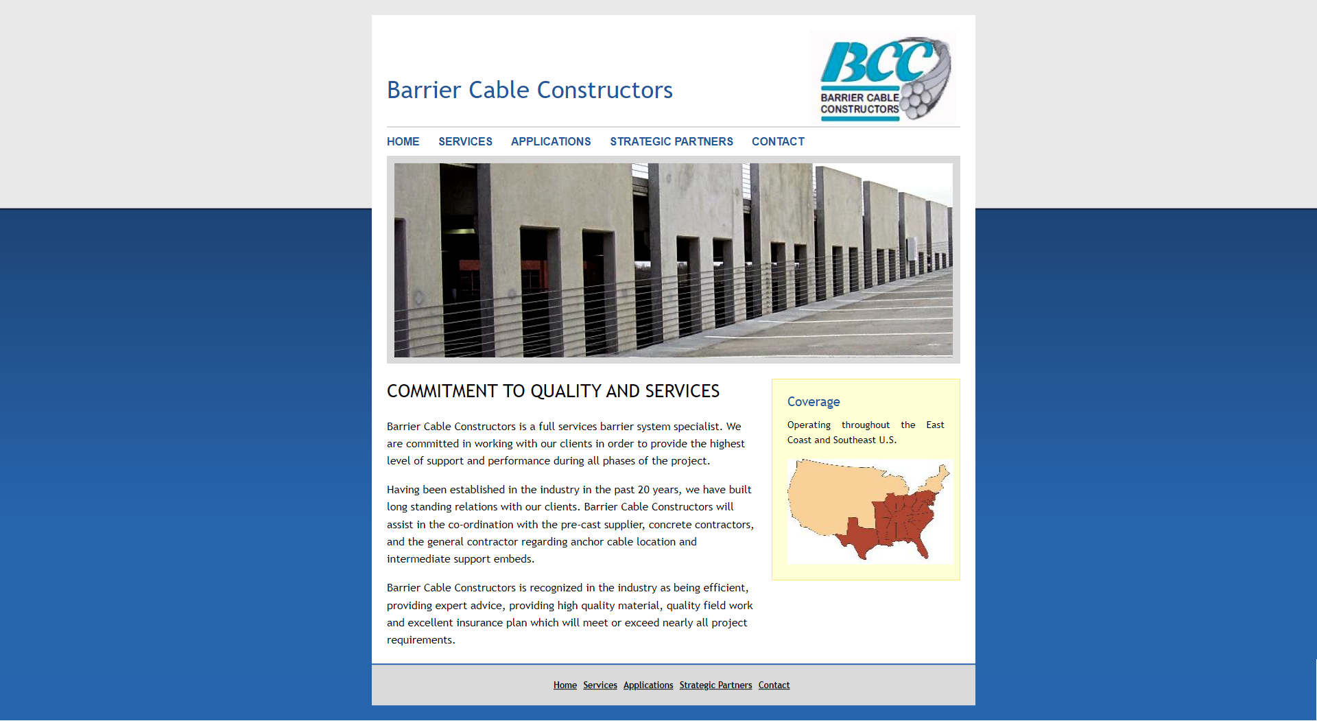 Barrier Cable Constructors - Before