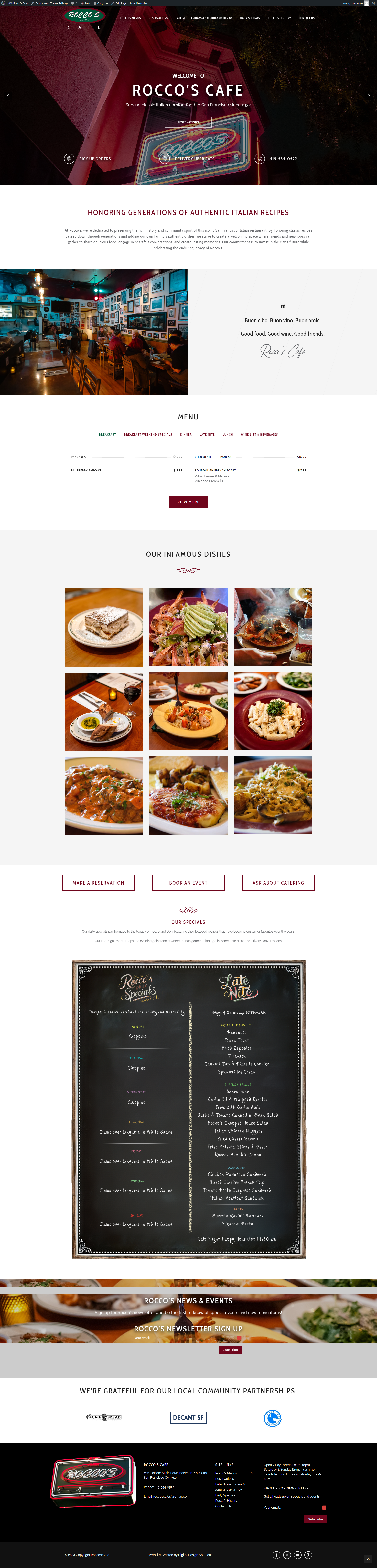 Rocco’s Cafe - After