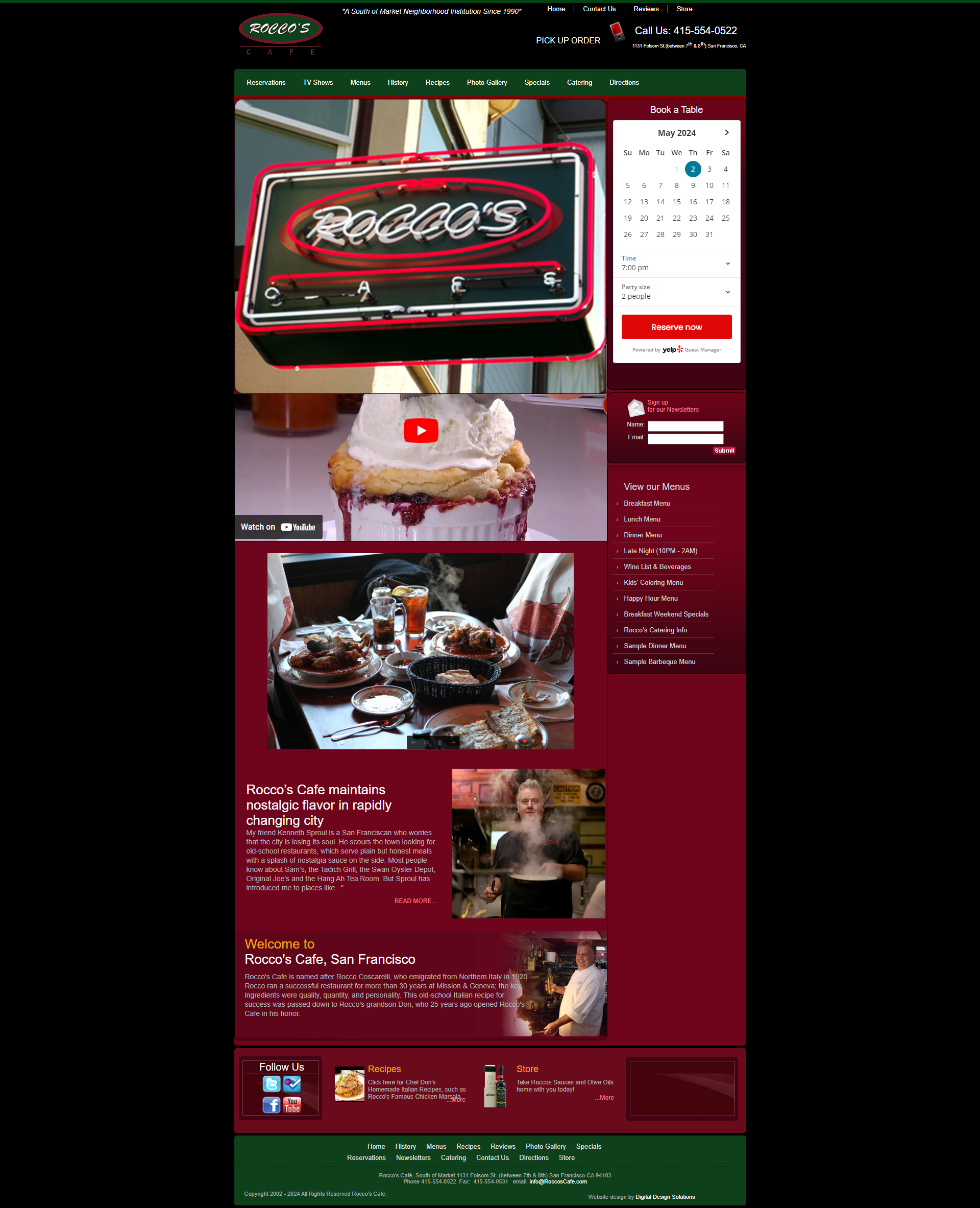 Rocco’s Cafe - Before